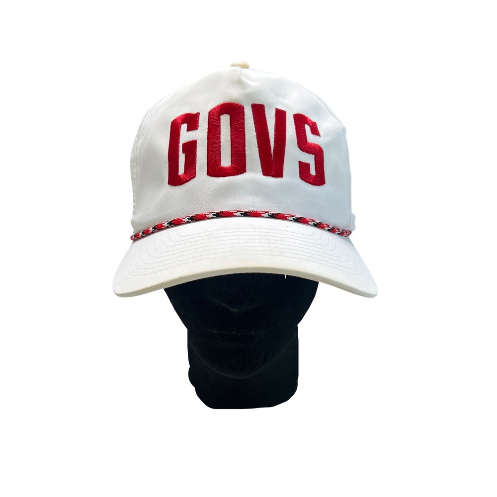 Austin Peay Govs College NCAA White Red Rope Snapback Hat Cap Adjustable